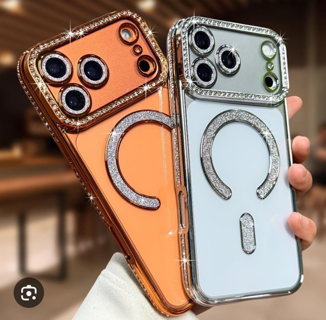 Luxury Bling Diamond Bumper Case for iPhone | Camera Protection