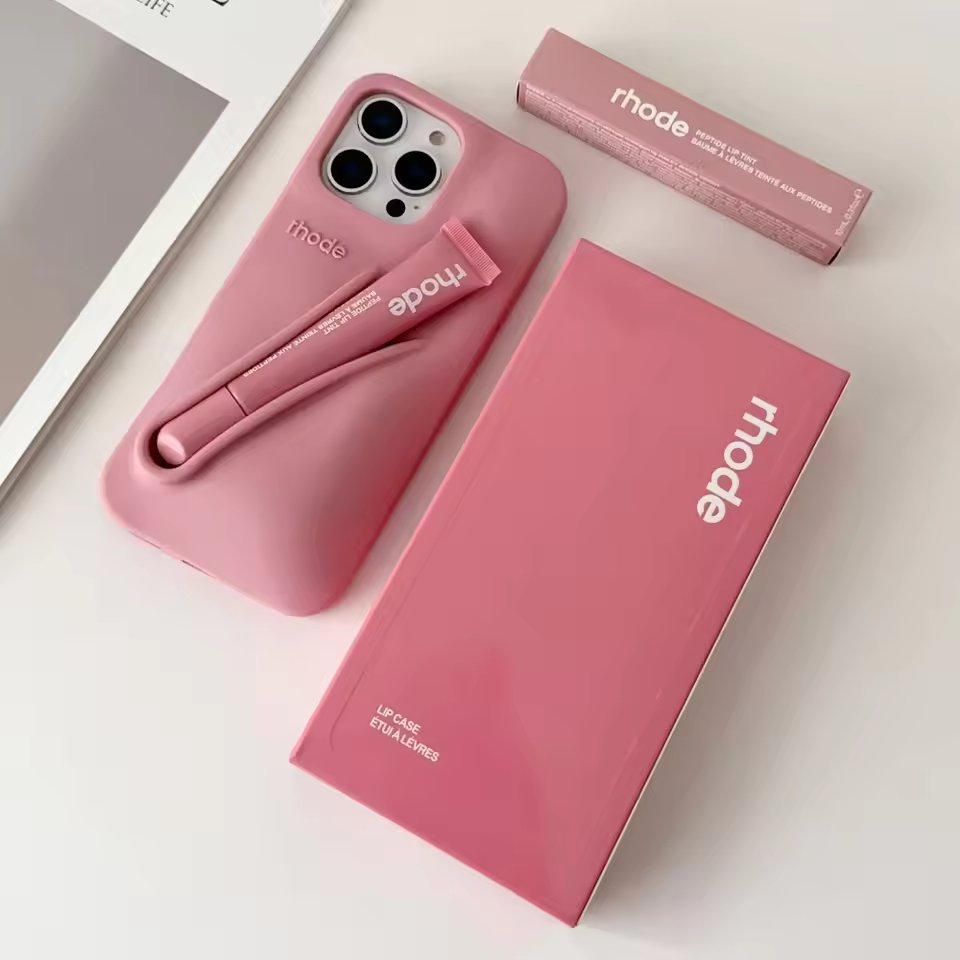 Lip Gloss Holder Silicone iPhone Case – Protective Phone Cover with Lip Gloss — photo 3
